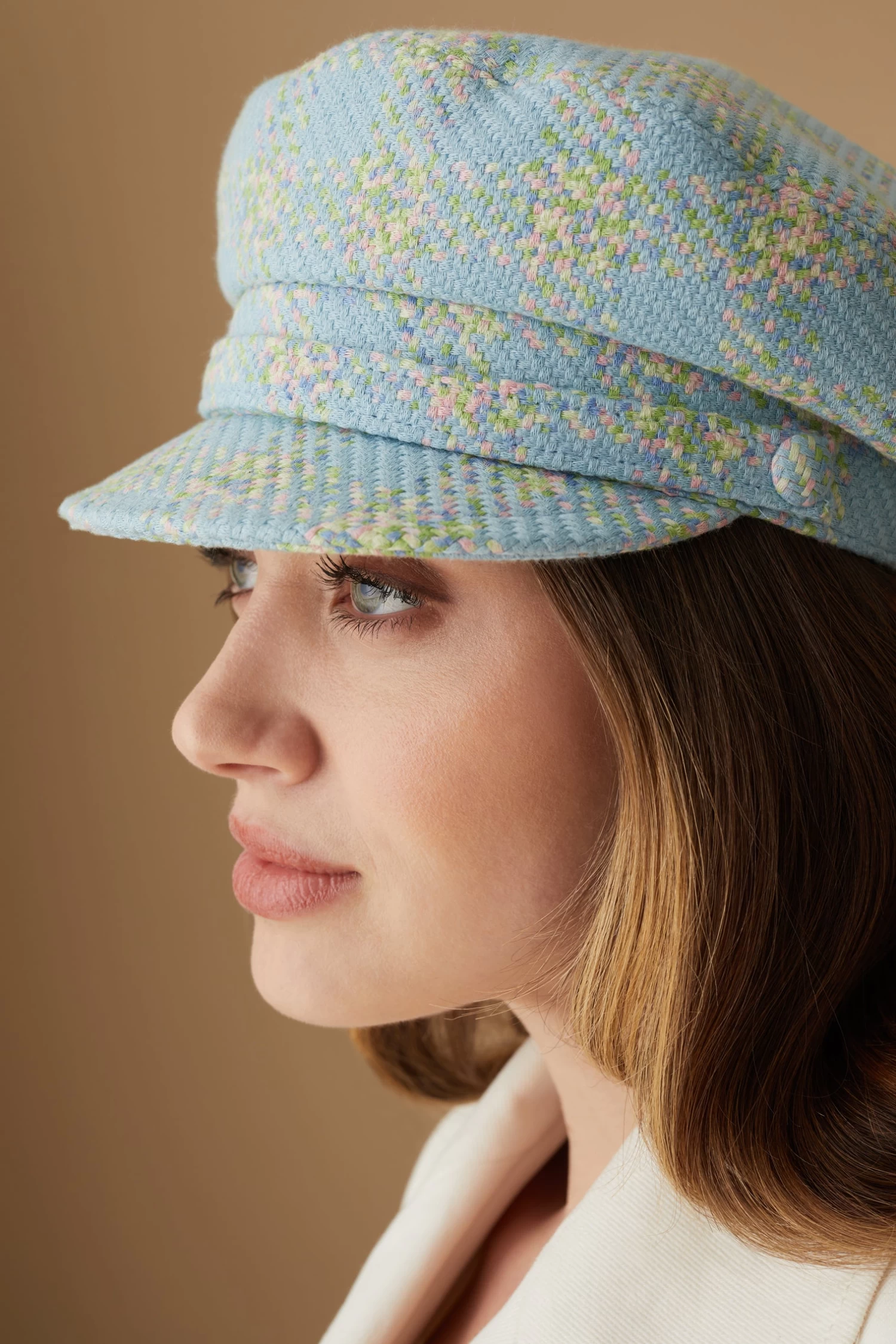 Ahoy Light Blue Skipper Cap 2 Ahoy Light Blue Skipper Cap - Image 2