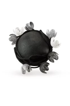 Brita Pillbox 10 Brita Pillbox -Hat Couture Shop BRITA PILLBOX BLACK 1