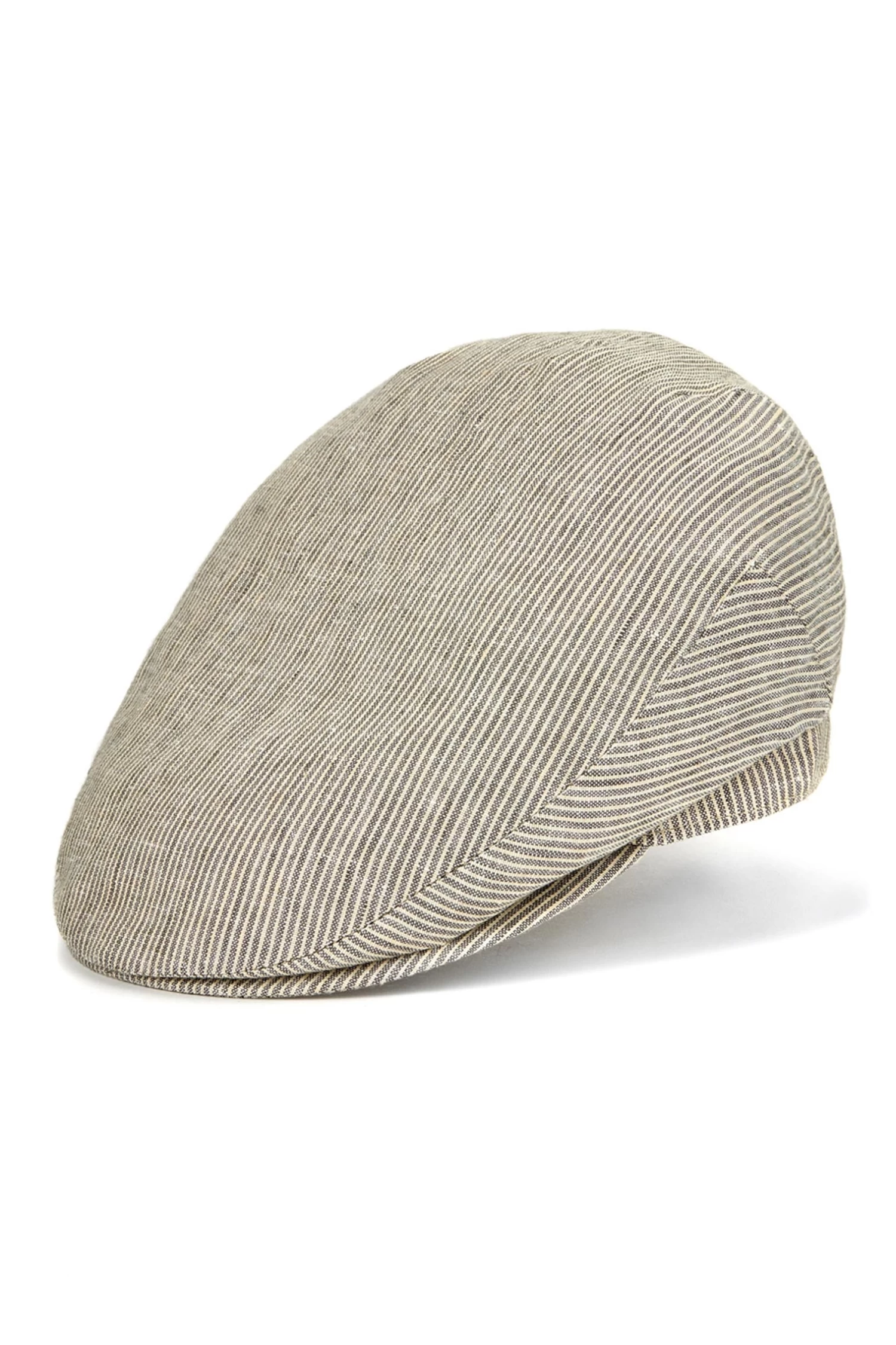Cannes Linen Flat Cap 2 Cannes Linen Flat Cap - Image 2