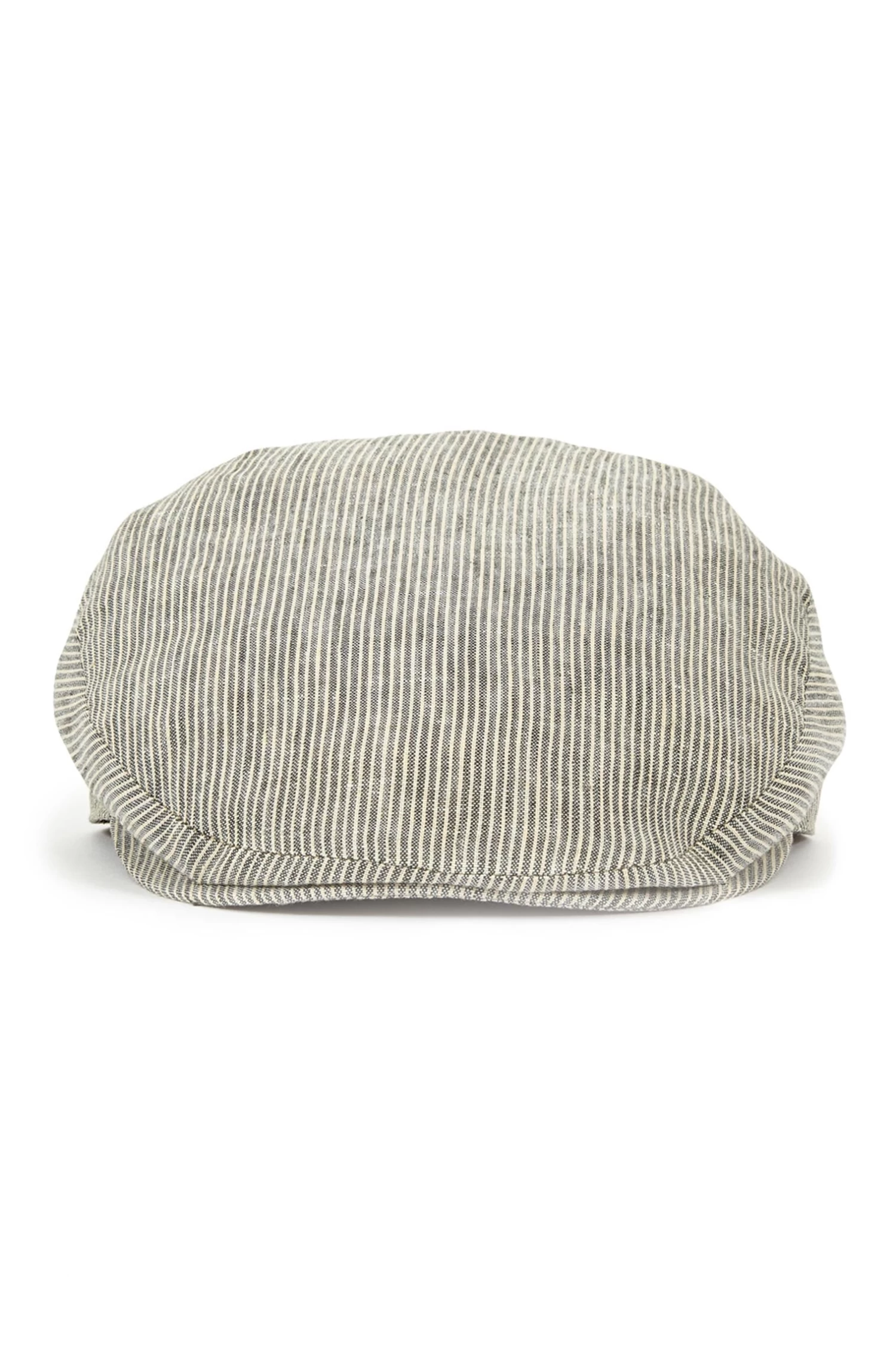 Cannes Linen Flat Cap 4 Cannes Linen Flat Cap - Image 4
