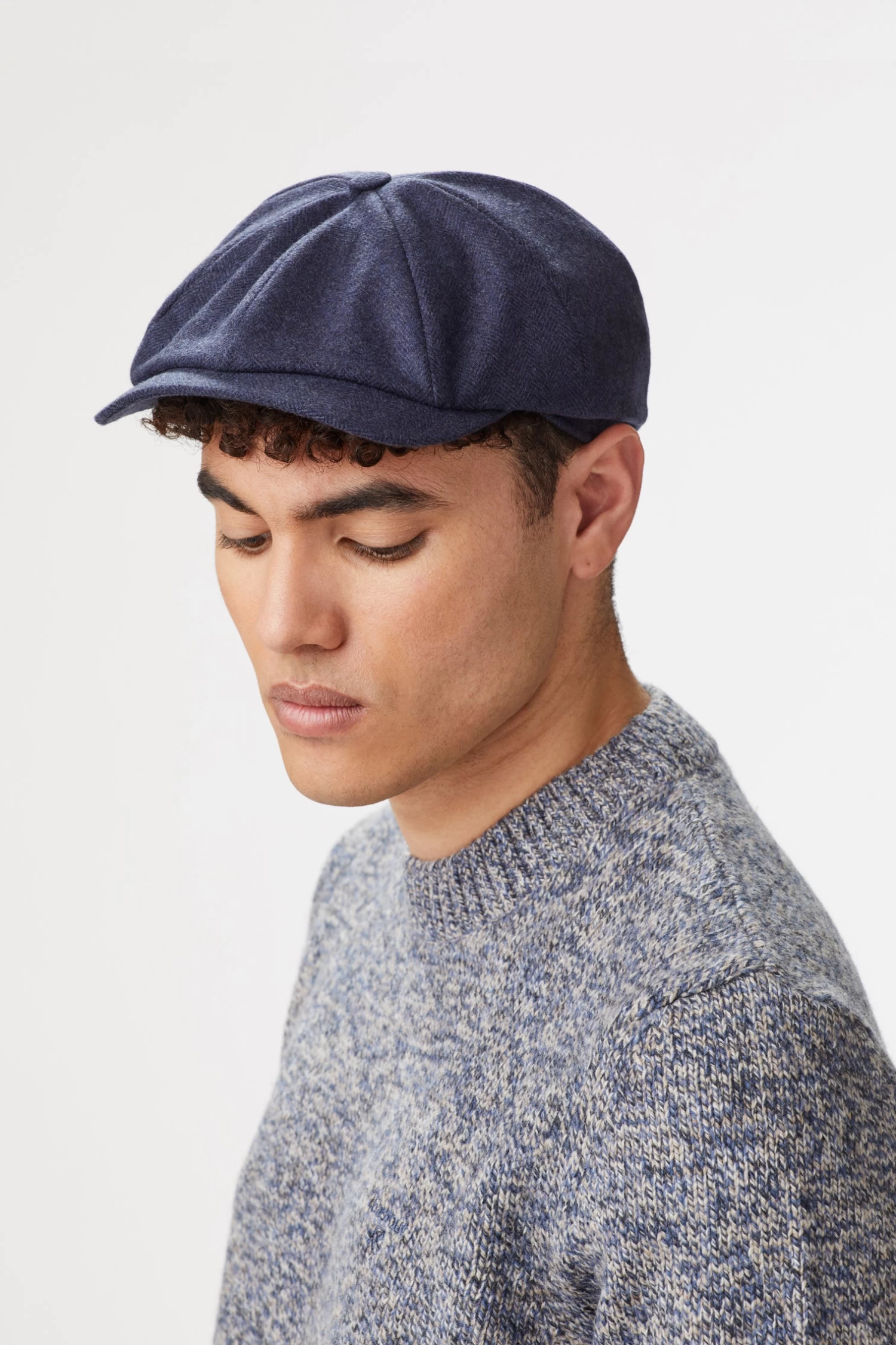 Hat Couture Shop -Hat Couture Shop CASHMERE NEWSBOY CAP EDITED