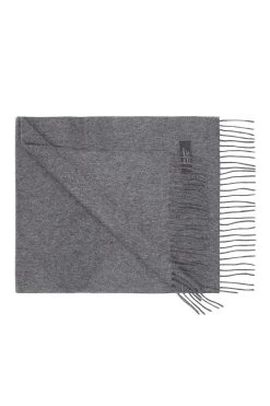 Cashmere Scarf -Hat Couture Shop CASHMERE SCARF GREY