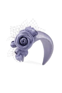 Ceylon Lavender Headband 5 Ceylon Lavender Headband -Hat Couture Shop CEYLON LILAC 2