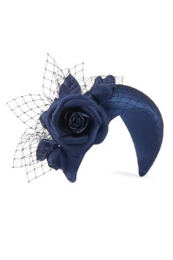 Ceylon Navy Headband -Hat Couture Shop CEYLON NAVY 2