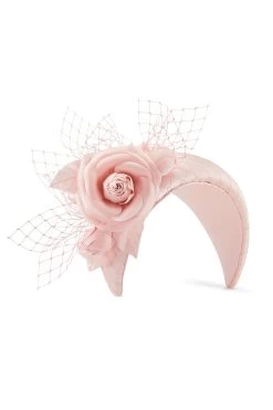 Ceylon Pale Pink Headband -Hat Couture Shop CEYLON PINK 2