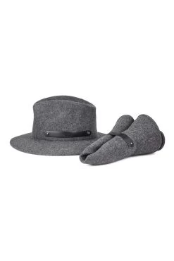 Cheltenham Rollable Trilby 13 Cheltenham Rollable Trilby -Hat Couture Shop CHELTENHAM ROLLABLE TRILBY GREY 3