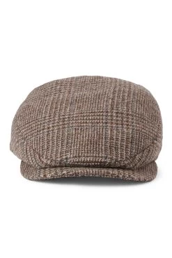 Drifter Glen Check Flat Cap 6 Drifter Glen Check Flat Cap -Hat Couture Shop DRIFTER GLEN CHECK FLAT CAP PRODUCT SHOT 2