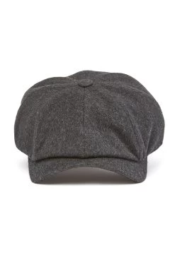 Escorial Wool Newsboy Cap -Hat Couture Shop ESCORIAL WOOL NEWSBOY CAP GREY 2
