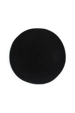 French Beret -Hat Couture Shop FRENCH BERET BLACK