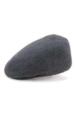 Gill Cashmere Flat Cap -Hat Couture Shop GILL CASHMERE FLAT CAP GREY 2