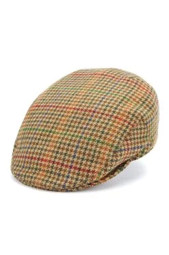 Gill Cashmere Flat Cap -Hat Couture Shop GILL CASHMERE FLAT CAP PATTERN 1 Product Shot 1