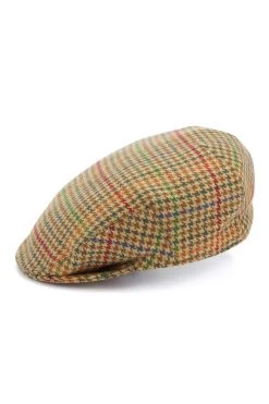Gill Cashmere Flat Cap -Hat Couture Shop GILL CASHMERE FLAT CAP PATTERN 1 Product Shot 2
