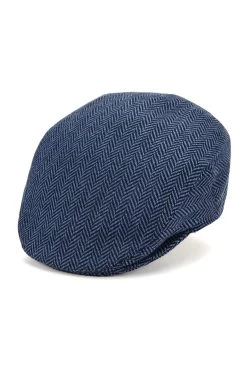 Gill Cashmere Flat Cap -Hat Couture Shop GILL CASHMERE FLAT CAP PATTERN 2 Product Shot 1