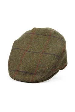 Gill Tweed Flat Cap -Hat Couture Shop GILL TWEED FLAT CAP PATTERN 10 Product Shot 1
