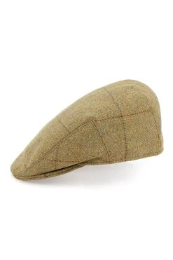 Gill Tweed Flat Cap -Hat Couture Shop GILL TWEED FLAT CAP PATTERN 2 Product Shot 2