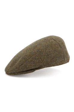 Gill Tweed Flat Cap -Hat Couture Shop GILL TWEED FLAT CAP PATTERN 5 Product Shot 2