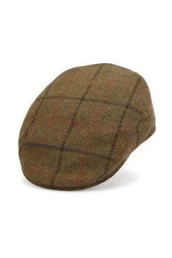 Gill Tweed Flat Cap -Hat Couture Shop GILL TWEED FLAT CAP PATTERN 6 Product Shot 1