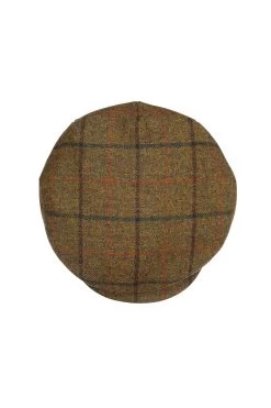Gill Tweed Flat Cap -Hat Couture Shop GILL TWEED FLAT CAP PATTERN 6 Product Shot 3