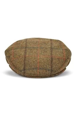Gill Tweed Flat Cap -Hat Couture Shop GILL TWEED FLAT CAP PATTERN 6 Product Shot 4