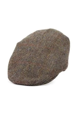 Gill Tweed Flat Cap -Hat Couture Shop GILL TWEED FLAT CAP PATTERN 8 Product Shot 1