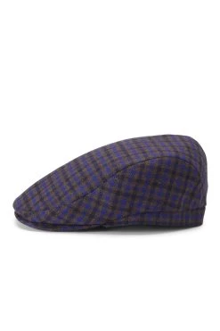 Grosvenor Check Flat Cap -Hat Couture Shop GROSVENOR CHECK FLAT CAP Product shot 2