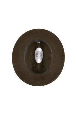 Haydock Fedora -Hat Couture Shop HAYDOCK TRILBY GREEN Product Shot 4