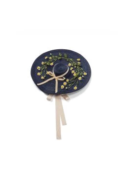 Kalahari Boater 17 Kalahari Boater -Hat Couture Shop KALAHARI BOATER NAVY 1