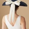 Lady Grey Navy Wide Brim Hat
