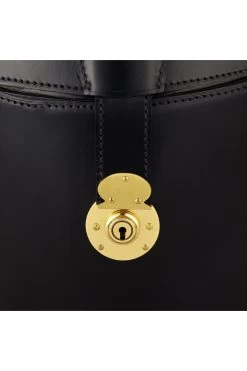 Leather Top Hat Bucket 12 Leather Top Hat Bucket -Hat Couture Shop LEATHER TOP HAT BUCKET BLACK 3