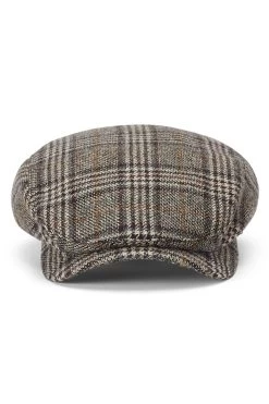 Lynton Grey Flat Cap -Hat Couture Shop LYNTON GREY FLAT CAP Product Shot 2
