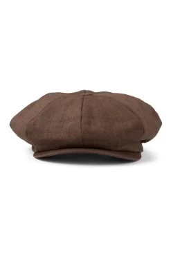 Muirfield Brown Bakerboy Cap -Hat Couture Shop MUIRFIELD BROWN BAKERBOY CAP 2