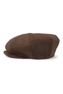 Muirfield Brown Bakerboy Cap -Hat Couture Shop MUIRFIELD BROWN BAKERBOY CAP 3