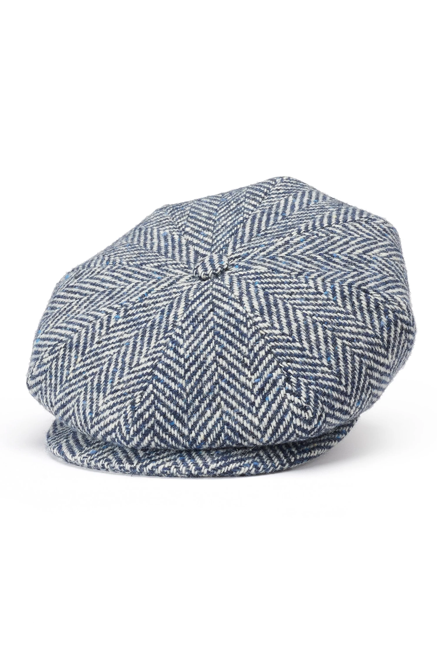 Muirfield Herringbone Bakerboy Cap 2 Muirfield Herringbone Bakerboy Cap - Image 2