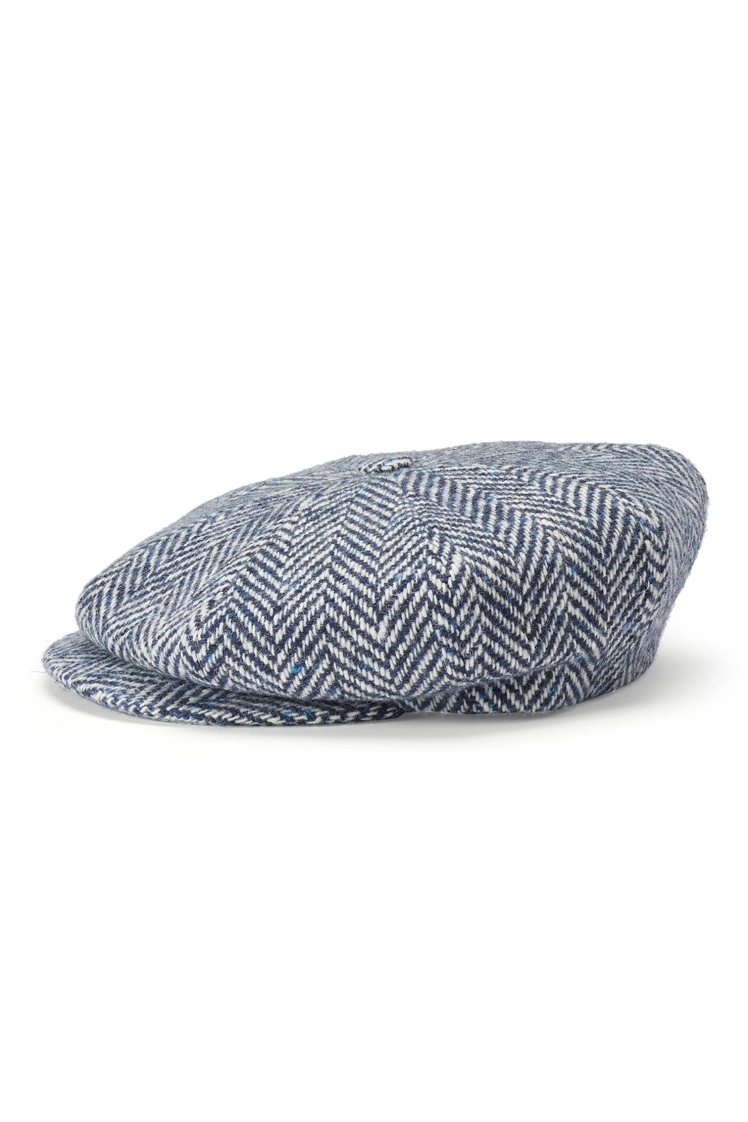 Muirfield Herringbone Bakerboy Cap 4 Muirfield Herringbone Bakerboy Cap - Image 4