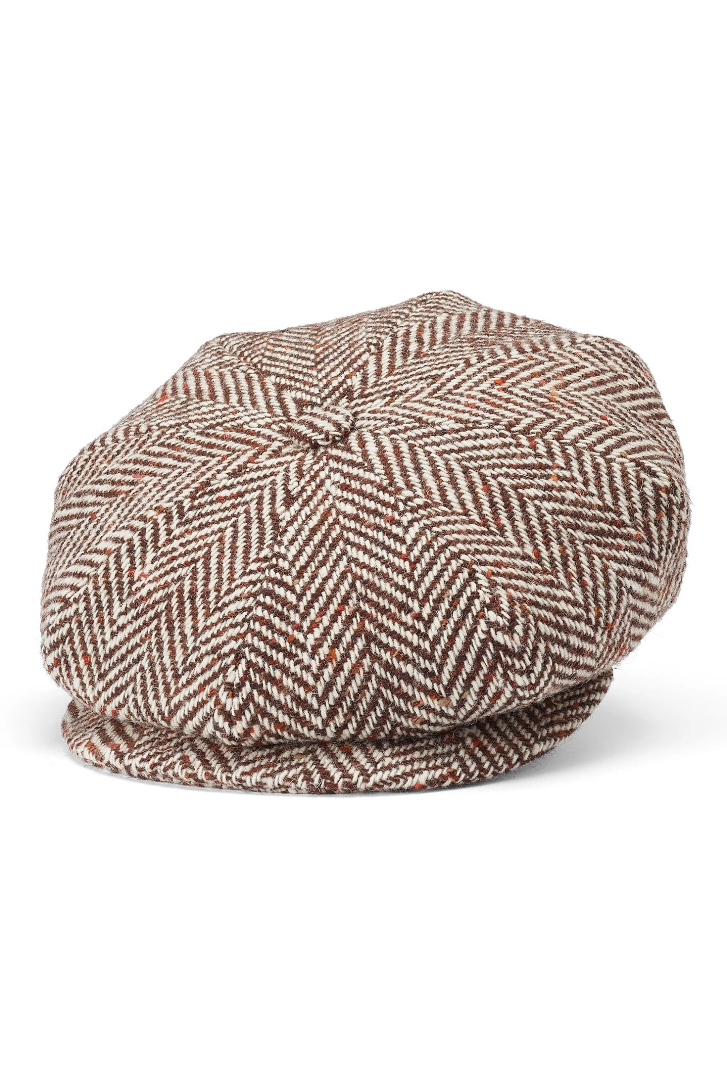 Muirfield Herringbone Bakerboy Cap 5 Muirfield Herringbone Bakerboy Cap - Image 5
