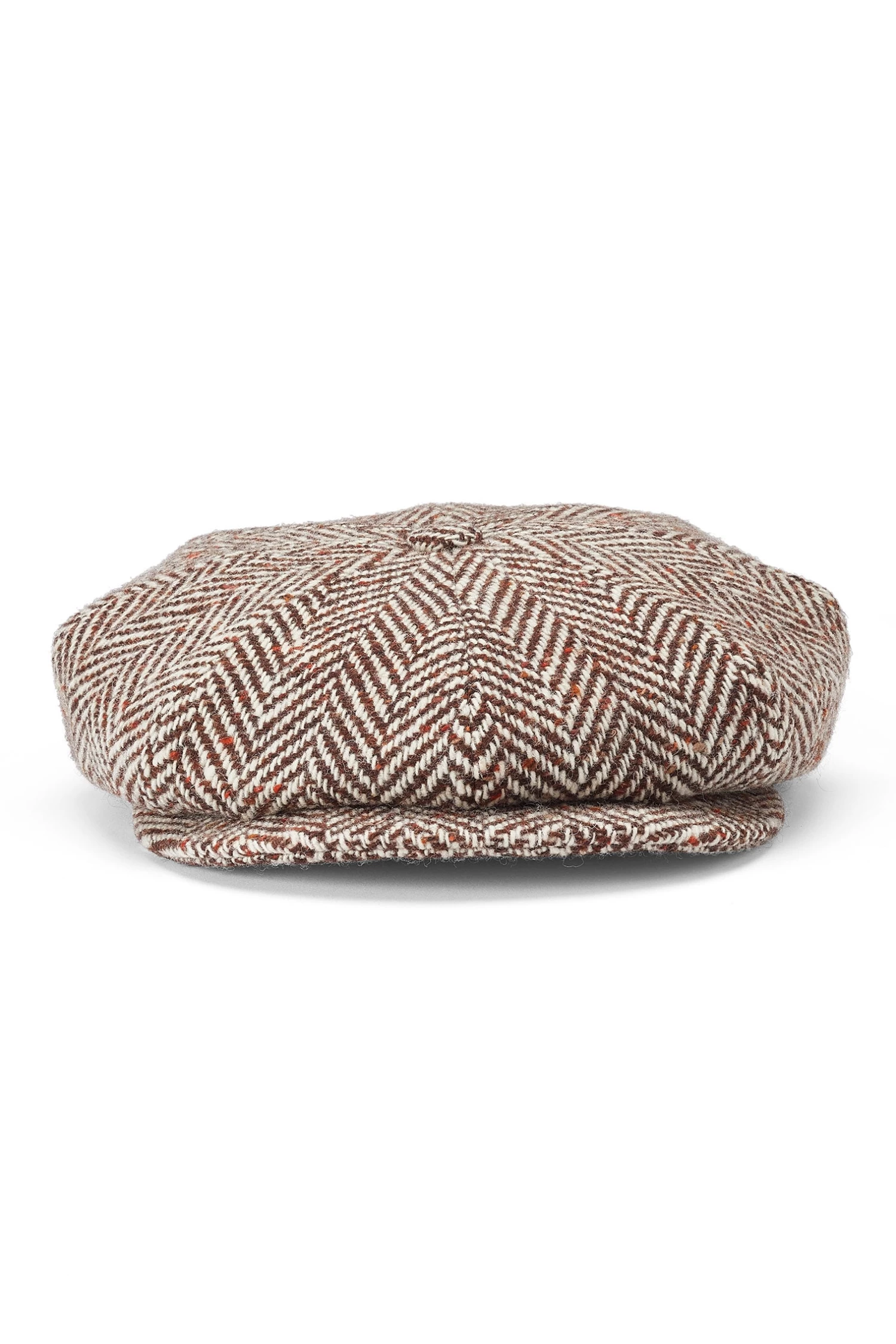 Muirfield Herringbone Bakerboy Cap 6 Muirfield Herringbone Bakerboy Cap - Image 6