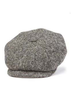 Muirfield Tweed Bakerboy Cap -Hat Couture Shop MUIRFIELD TWEED BAKERBOY CAP PATTERN 4 Product Shot 1
