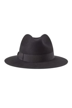 Noah Trilby 30 Noah Trilby -Hat Couture Shop NOAH TRILBY DARK GREY 3