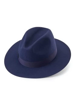 Noah Trilby 20 Noah Trilby -Hat Couture Shop NOAH TRILBY NAVY 1