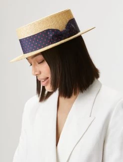 Oxford Boater -Hat Couture Shop OXFORDBOATER 2 3ce633ed 5cce 4605 917d 577824ea4e6e
