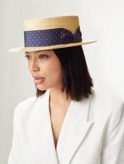 Oxford Boater -Hat Couture Shop OXFORDBOATER 3 b7ba93ac d0fc 4ca2 a739 4e075d2178b2