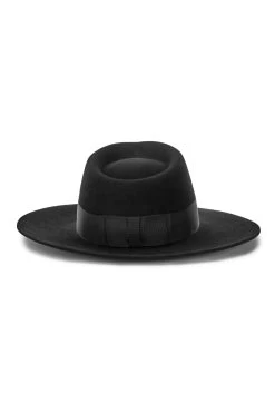 Portobello Fedora -Hat Couture Shop PORTOBELLO FEDORA BLACK 3