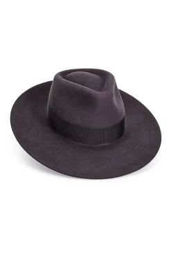 Portobello Fedora -Hat Couture Shop PORTOBELLO FEDORA GREY 1