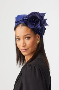 Phillimore Headband -Hat Couture Shop PhillimoreHeadbandNavy 28509