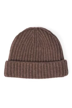 Rannoch Cashmere Beanie 7 Rannoch Cashmere Beanie -Hat Couture Shop RANNOCH CASHMERE BEANIE BROWN