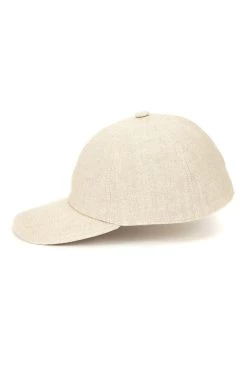 Rimini Baseball Cap 18 Rimini Baseball Cap -Hat Couture Shop RIMINI BASEBALL CAP BEIGE Product Shot 5