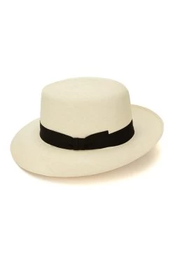 Rollable Superfino Montecristi Panama 5 Rollable Superfino Montecristi Panama -Hat Couture Shop ROLLABLE SUPERFINO MONTECRISTI PANAMA Product Shot 2