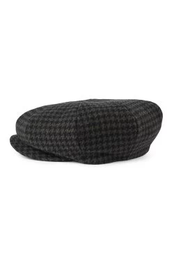 Sandwich Houndstooth Bakerboy Cap 9 Sandwich Houndstooth Bakerboy Cap -Hat Couture Shop SANDWICH HOUNDSTOOTH BAKERBOY CAP 2