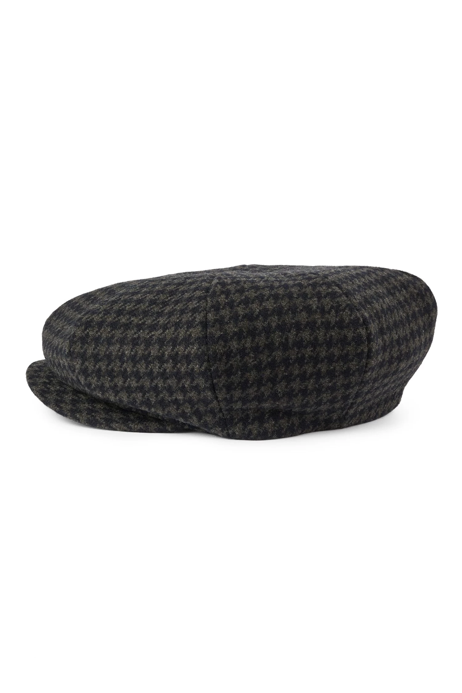 Sandwich Houndstooth Bakerboy Cap 5 Sandwich Houndstooth Bakerboy Cap - Image 5