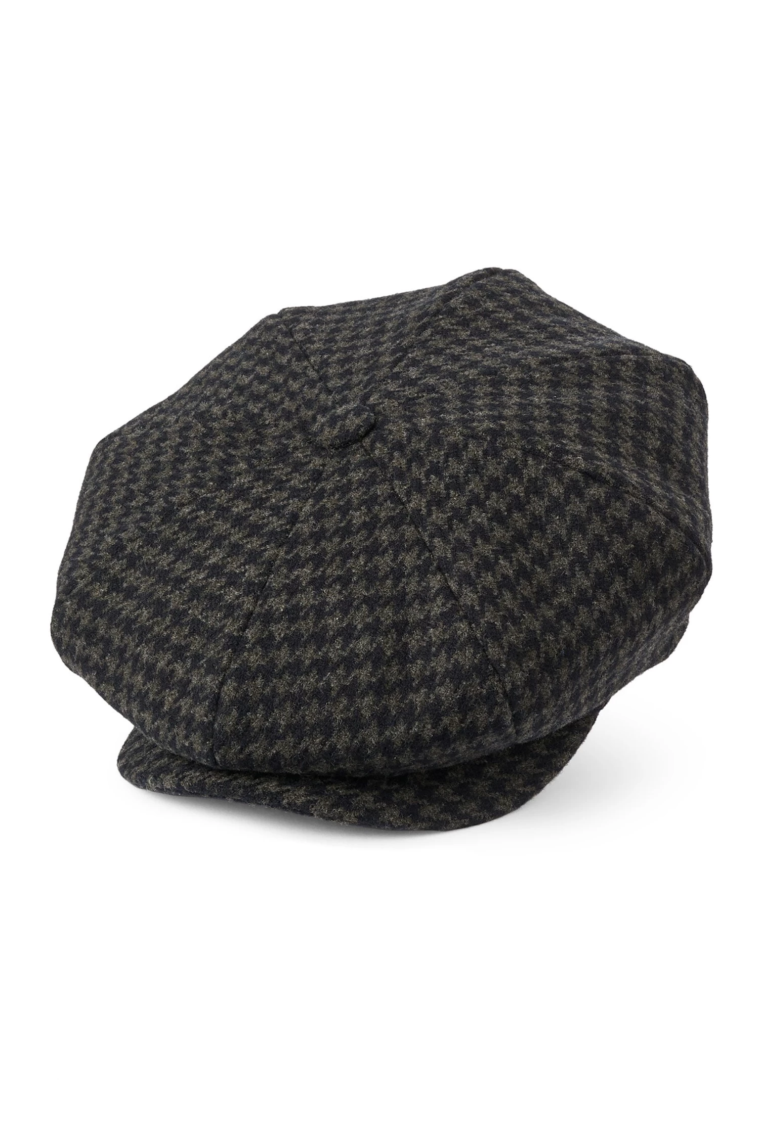 Sandwich Houndstooth Bakerboy Cap 3 Sandwich Houndstooth Bakerboy Cap - Image 3